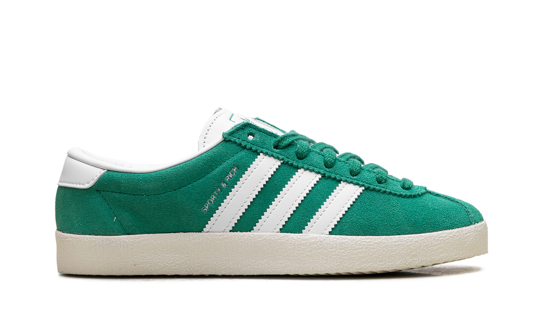 ADIDAS BLANC SPORTY &amp; RICH COURT GREEN WOMENS
