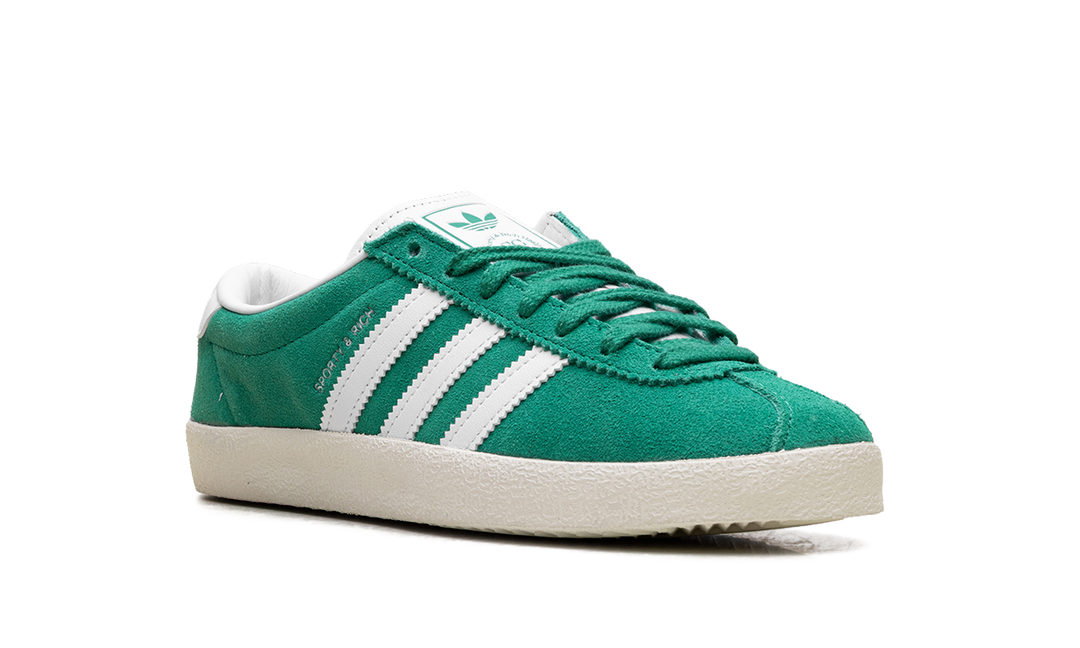 ADIDAS BLANC SPORTY &amp; RICH COURT GREEN WOMENS