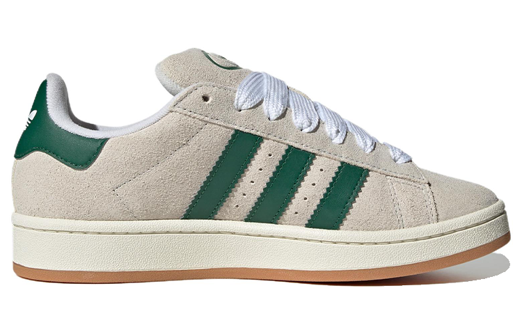 ADIDAS CAMPUS 00S CRYSTAL WHITE DARK GREEN WOMENS