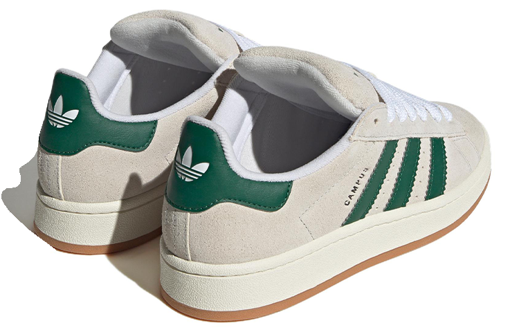 ADIDAS CAMPUS 00S CRYSTAL WHITE DARK GREEN WOMENS