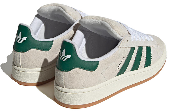 ADIDAS CAMPUS 00S CRYSTAL WHITE DARK GREEN WOMENS