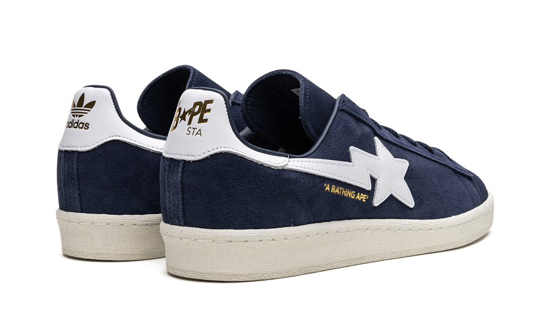 ADIDAS CAMPUS 80S X BAPE COLLEGIATE NAVY