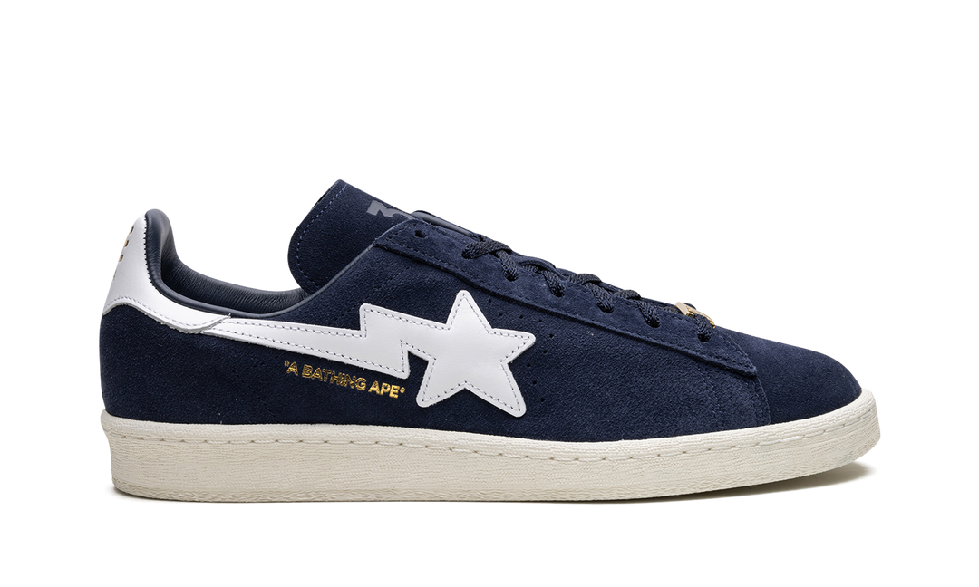 ADIDAS CAMPUS 80S X BAPE COLLEGIATE NAVY