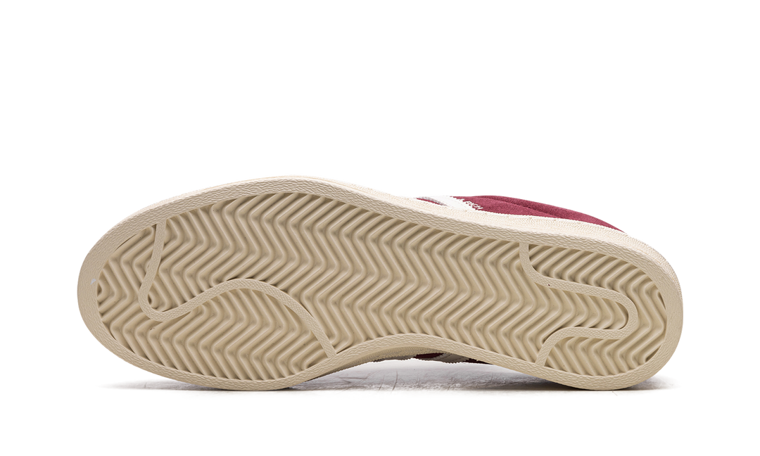ADIDAS CAMPUS 80S X SPORTY &amp; RICH COLLEGIATE BURGUNDY