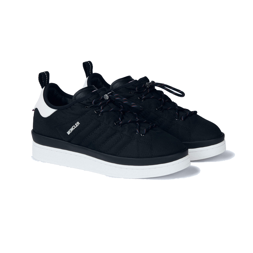 ADIDAS CAMPUS X MONCLER BLACK WHITE