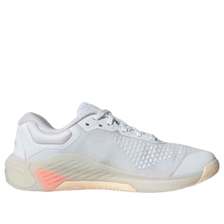 ADIDAS DROPSET 4 POWER WHITE SILVER METALLIC LUCID ORANGE WOMENS