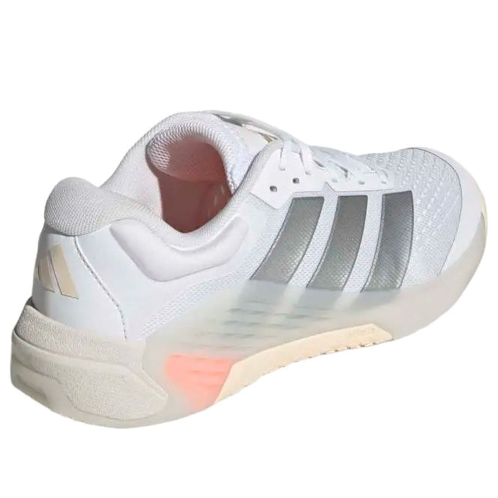 ADIDAS DROPSET 4 POWER WHITE SILVER METALLIC LUCID ORANGE WOMENS