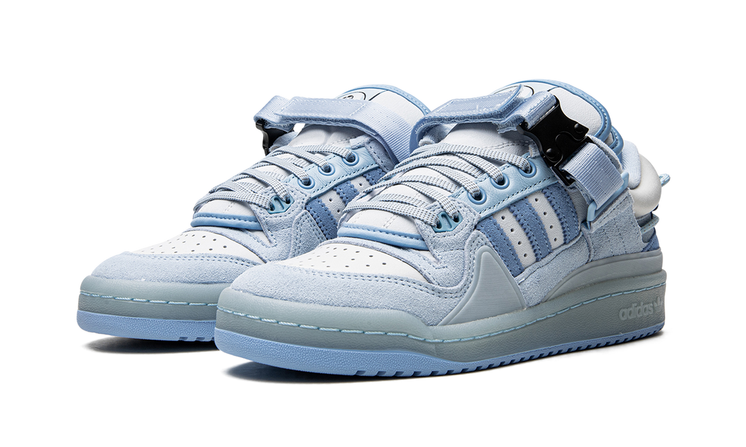ADIDAS FORUM BUCKLE LOW X BAD BUNNY BLUE TINT — Stock 