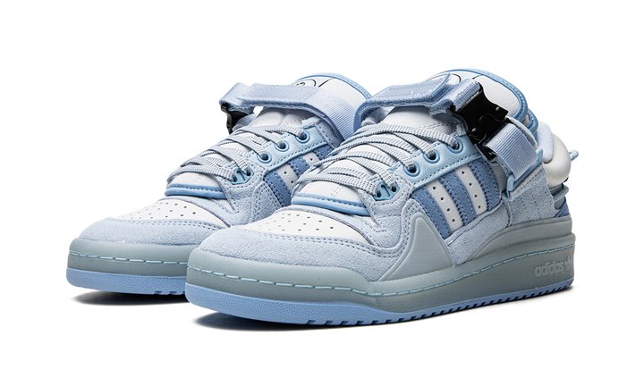 ADIDAS FORUM BUCKLE LOW X BAD BUNNY BLUE TINT — Stock 