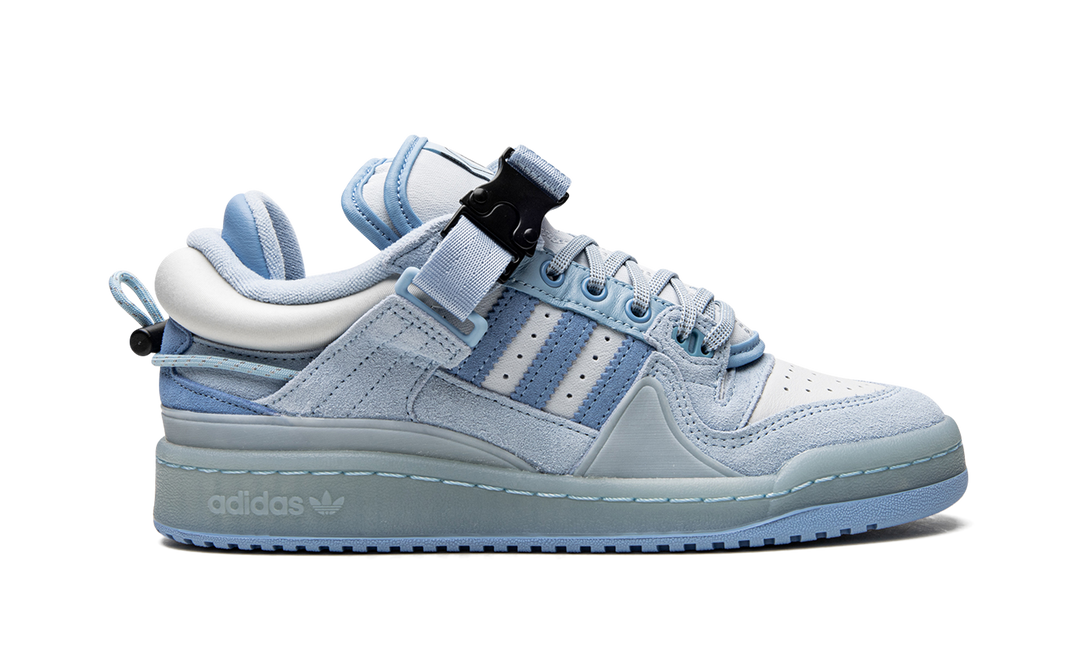 ADIDAS FORUM BUCKLE LOW X BAD BUNNY BLUE TINT — Stock 
