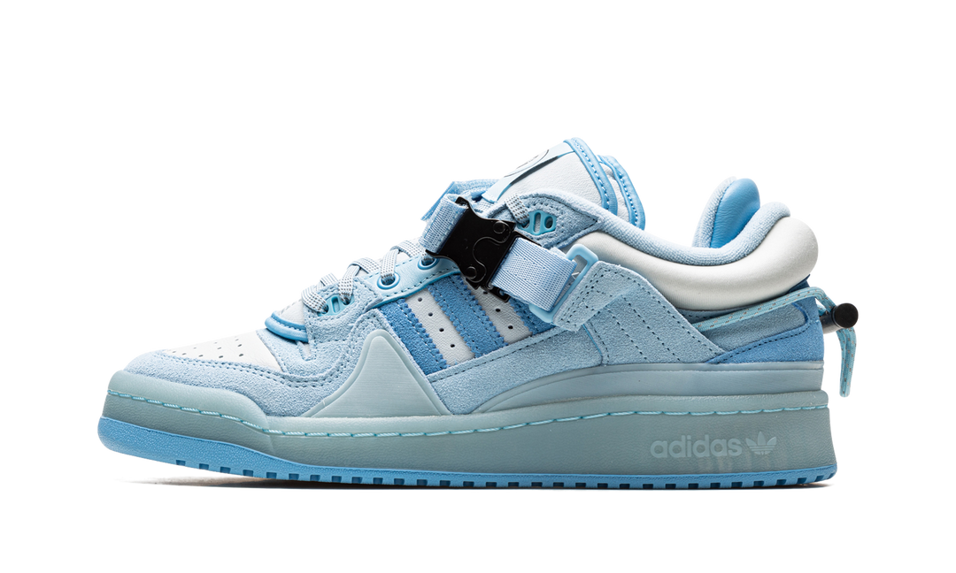 ADIDAS FORUM BUCKLE LOW X BAD BUNNY BLUE TINT — Stock 