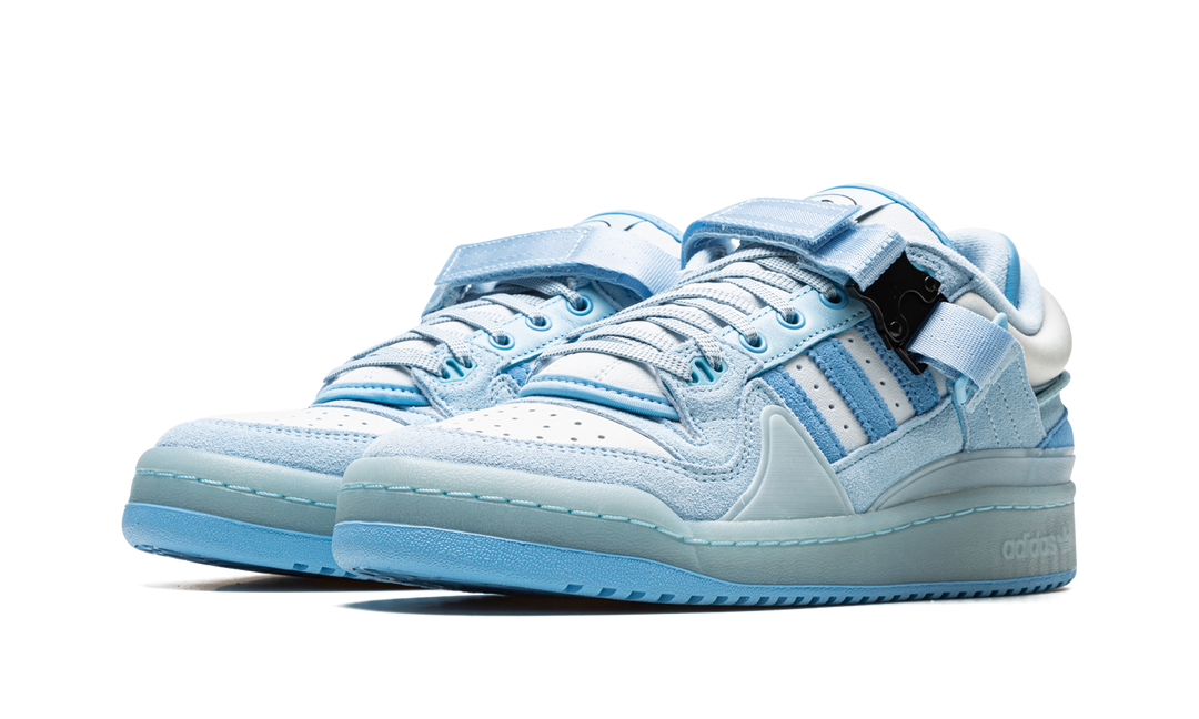 ADIDAS FORUM BUCKLE LOW X BAD BUNNY BLUE TINT — Stock 