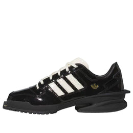 ADIDAS FORUM CUBISM BLACK WHITE PATENT WOMENS