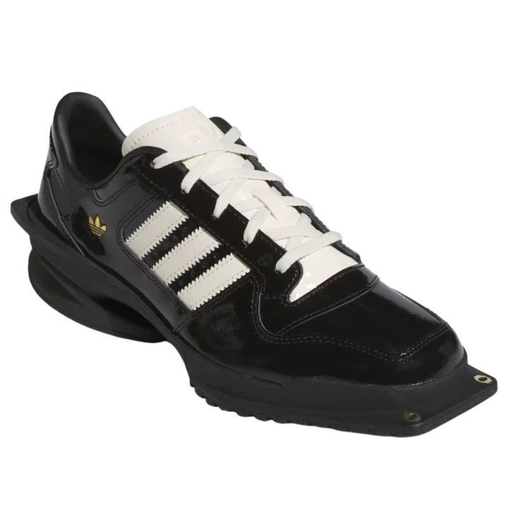 ADIDAS FORUM CUBISM BLACK WHITE PATENT WOMENS