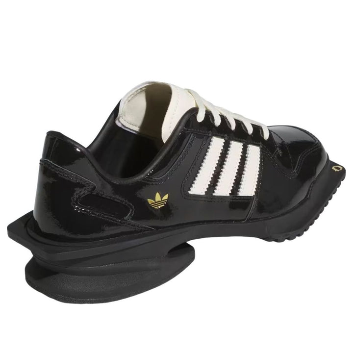 ADIDAS FORUM CUBISM BLACK WHITE PATENT WOMENS