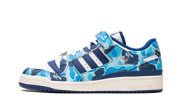 ADIDAS FORUM LOW X BAPE 30TH ANNIVERSARY BLUE