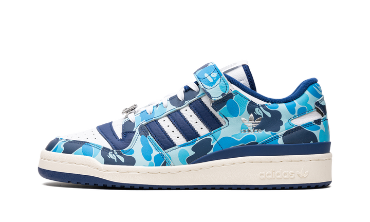 ADIDAS FORUM LOW X BAPE 30TH ANNIVERSARY BLUE