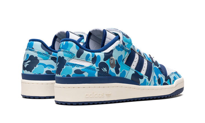 ADIDAS FORUM LOW X BAPE 30TH ANNIVERSARY BLUE