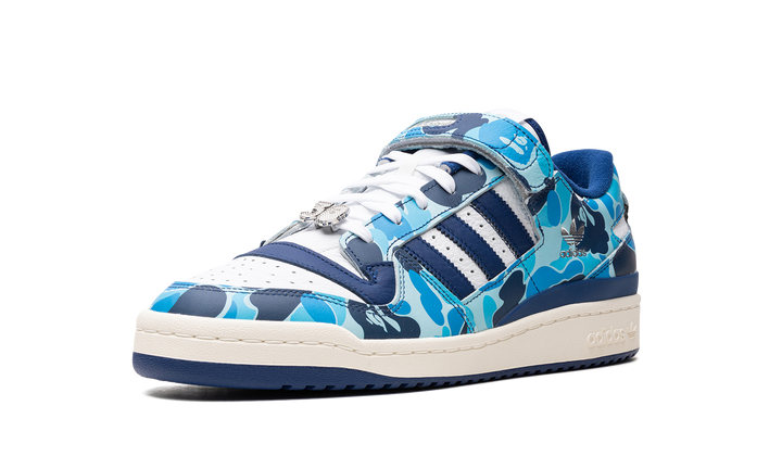 ADIDAS FORUM LOW X BAPE 30TH ANNIVERSARY BLUE
