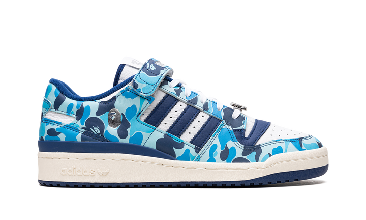 ADIDAS FORUM LOW X BAPE 30TH ANNIVERSARY BLUE