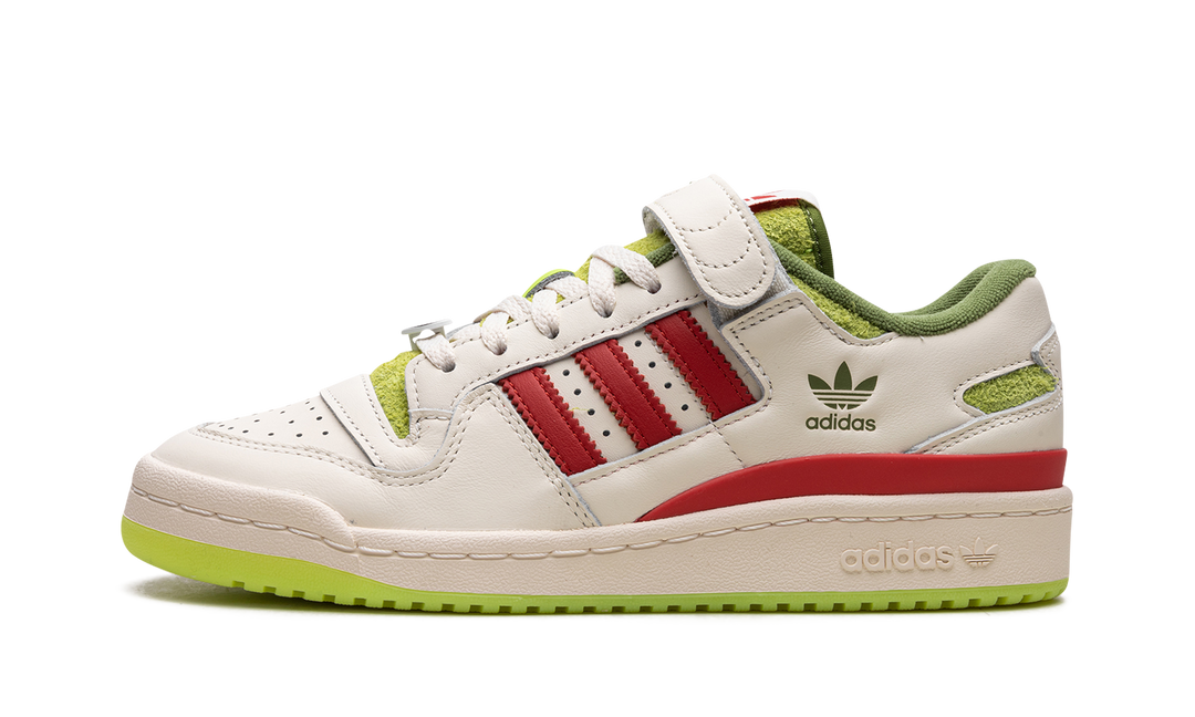 ADIDAS FORUM LOW X THE GRINCH CREAM SLIME — Stock 