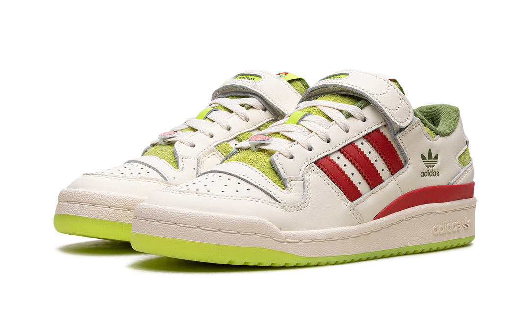ADIDAS FORUM LOW X THE GRINCH CREAM SLIME — Stock 