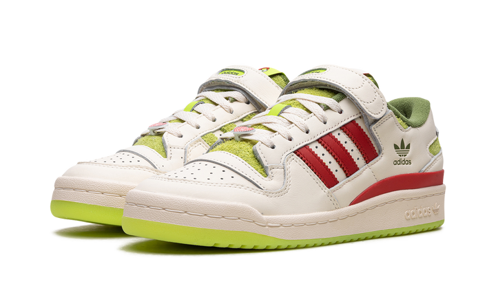 ADIDAS FORUM LOW X THE GRINCH CREAM SLIME — Stock 