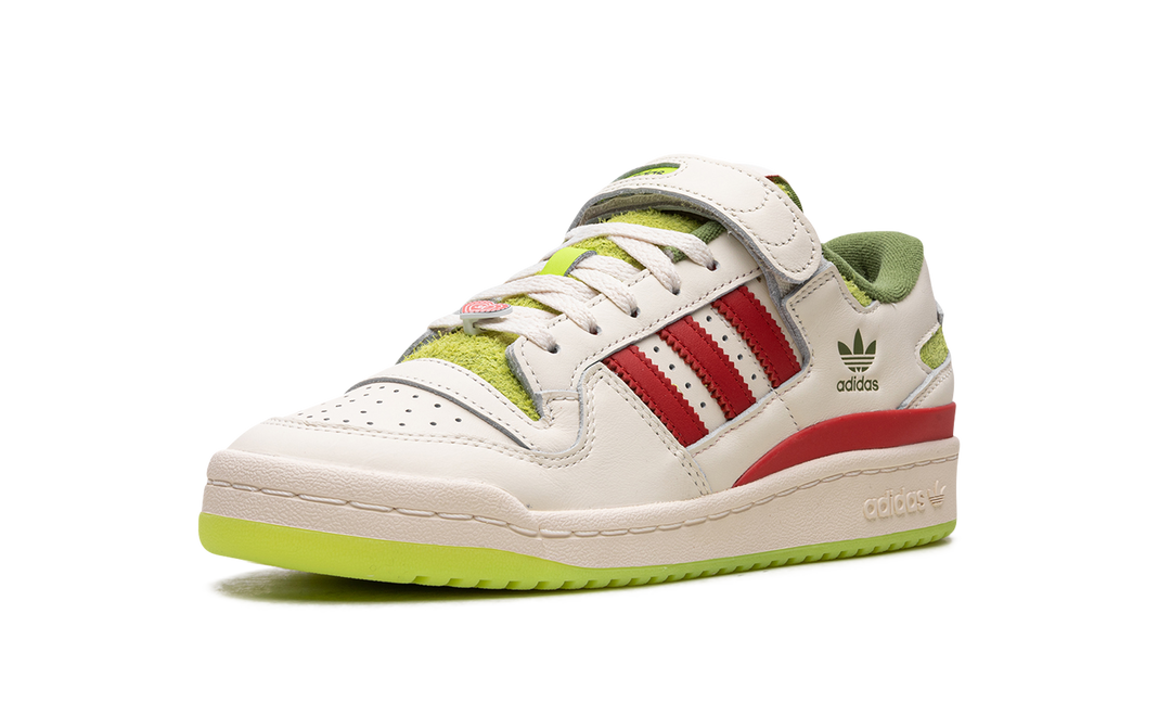 ADIDAS FORUM LOW X THE GRINCH CREAM SLIME — Stock 