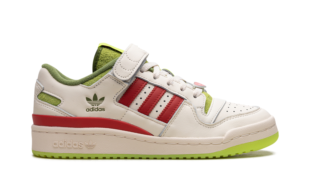 ADIDAS FORUM LOW X THE GRINCH CREAM SLIME — Stock 