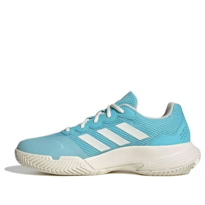 ADIDAS GAMECOURT 2.0 LIGHT AQUA OFF WHITE WOMENS