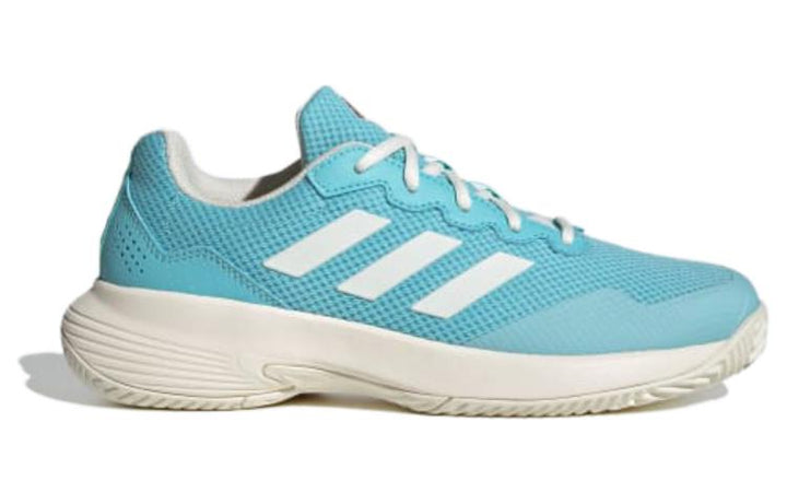 ADIDAS GAMECOURT 2.0 LIGHT AQUA OFF WHITE WOMENS