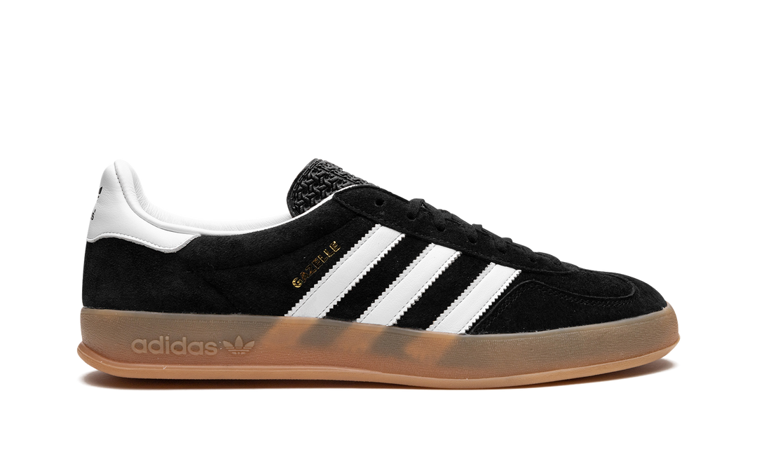 ADIDAS GAZELLE BLACK WHITE GUM