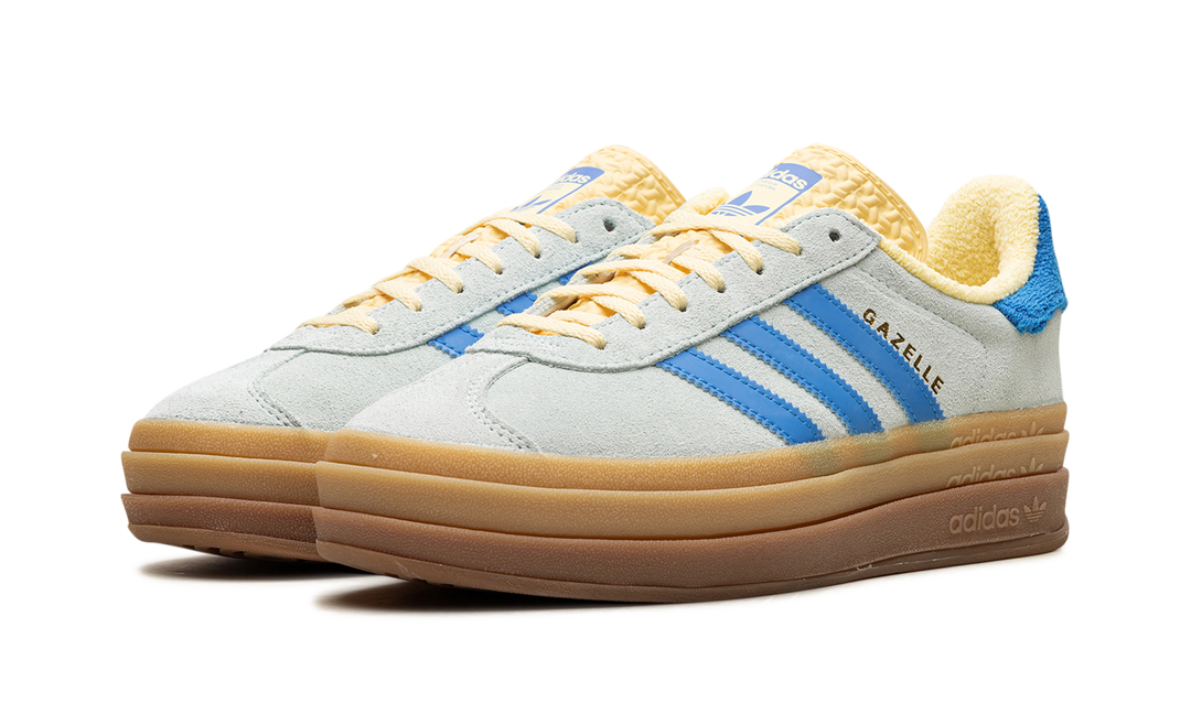 ADIDAS GAZELLE BOLD ALMOST BLUE YELLOW WOMENS