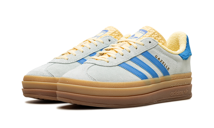 ADIDAS GAZELLE BOLD ALMOST BLUE YELLOW WOMENS