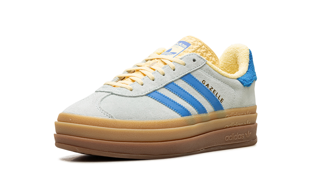 ADIDAS GAZELLE BOLD ALMOST BLUE YELLOW WOMENS