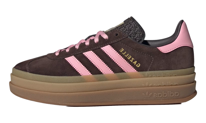 ADIDAS GAZELLE BOLD AURORA COFFEE LIGHT PINK WOMENS
