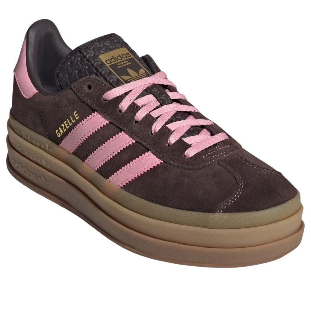 ADIDAS GAZELLE BOLD AURORA COFFEE LIGHT PINK WOMENS
