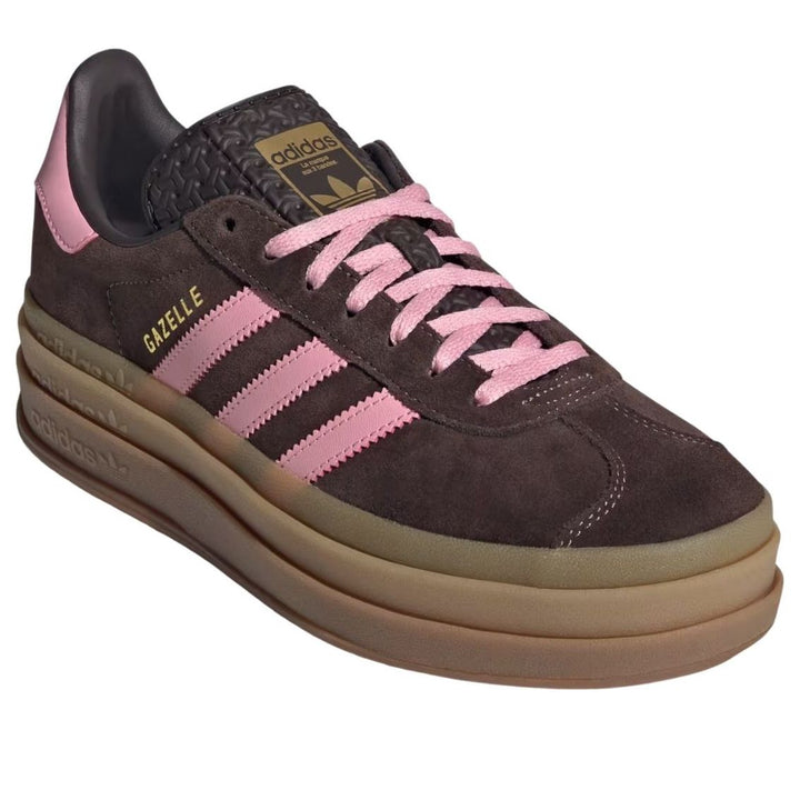 ADIDAS GAZELLE BOLD AURORA COFFEE LIGHT PINK WOMENS