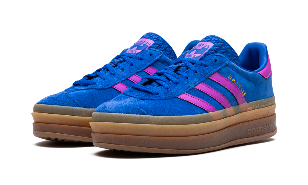 ADIDAS GAZELLE BOLD BOLD BLUE LUCID PINK WOMENS