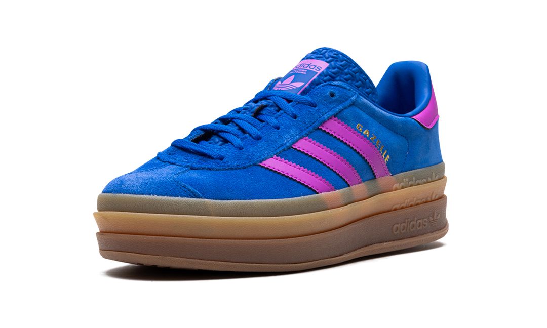 ADIDAS GAZELLE BOLD BOLD BLUE LUCID PINK WOMENS