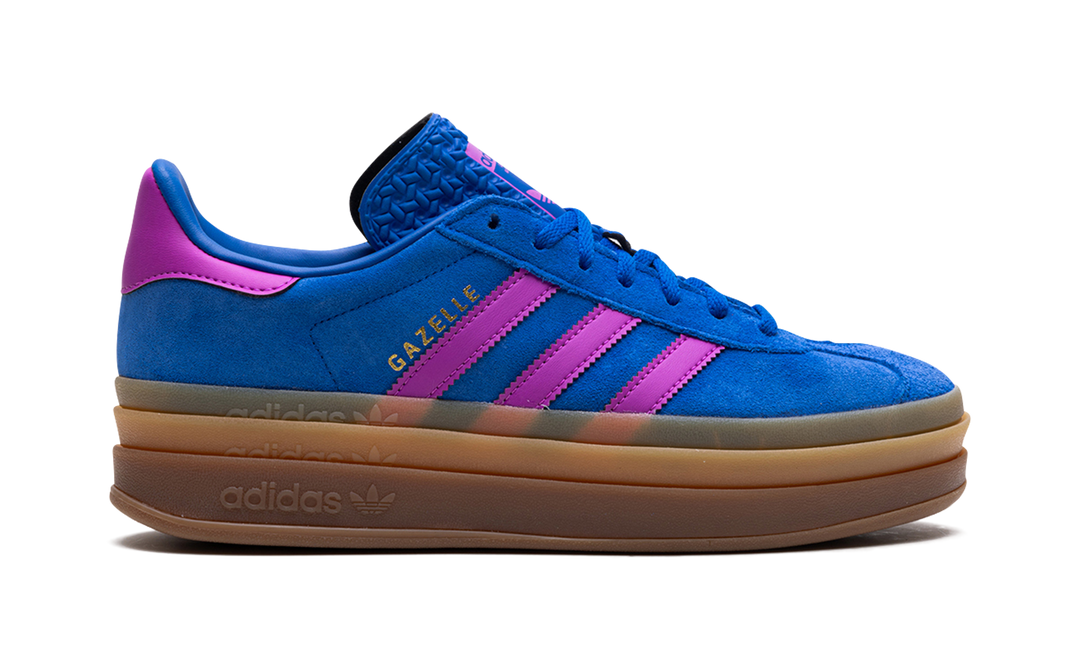 ADIDAS GAZELLE BOLD BOLD BLUE LUCID PINK WOMENS