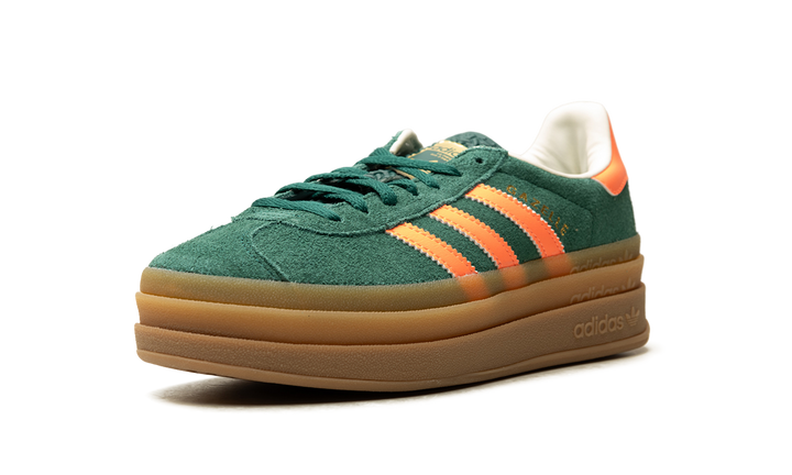 ADIDAS GAZELLE BOLD COLLEGIATE GREEN SIGNAL CORAL CREAM WHITE GS