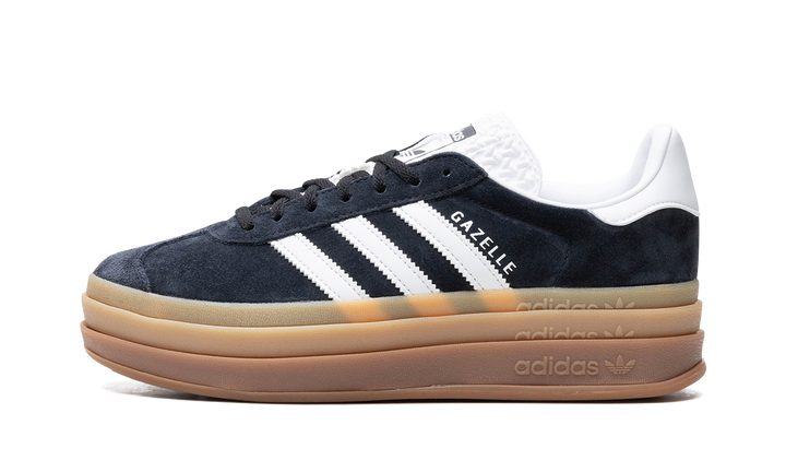 ADIDAS GAZELLE BOLD CORE BLACK WHITE GUM WOMENS