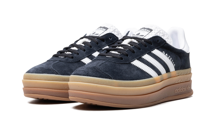 ADIDAS GAZELLE BOLD CORE BLACK WHITE GUM WOMENS
