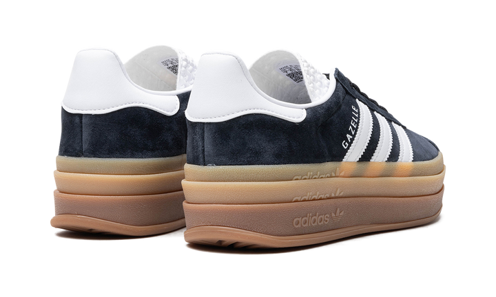 ADIDAS GAZELLE BOLD CORE BLACK WHITE GUM WOMENS