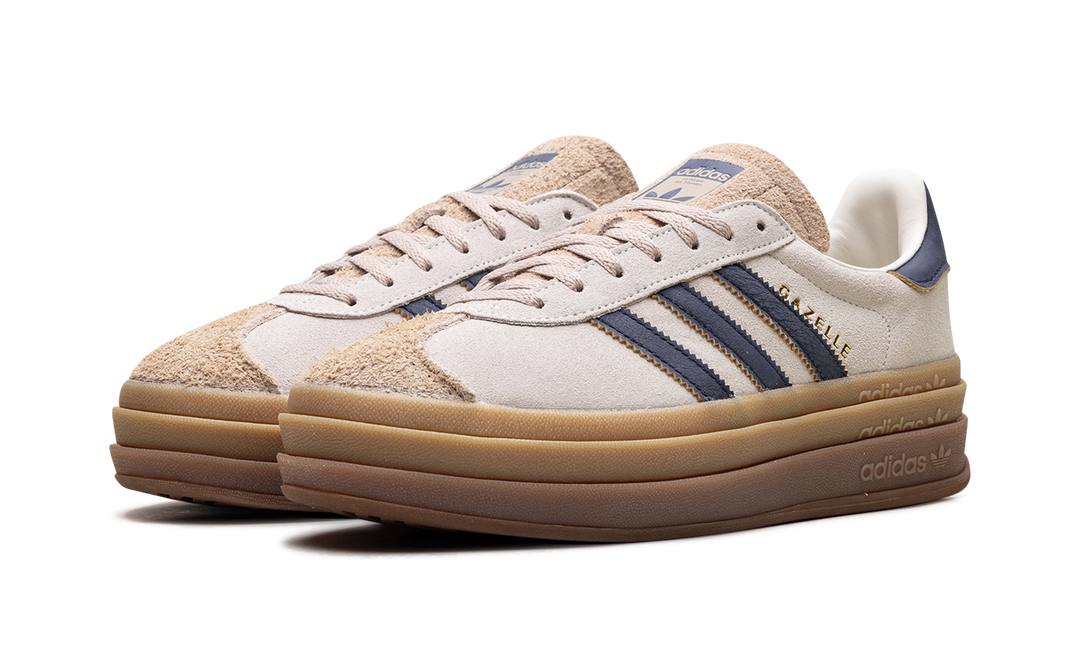 ADIDAS GAZELLE BOLD CREAM NIGHT INDIGO WOMENS
