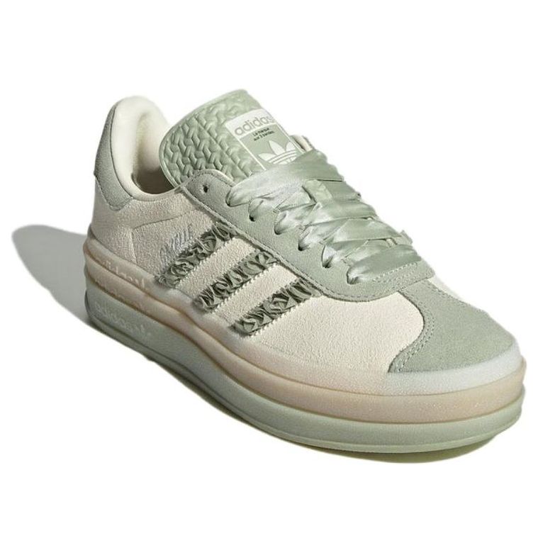 ADIDAS GAZELLE BOLD HALO GREEN RUFFLE WOMENS