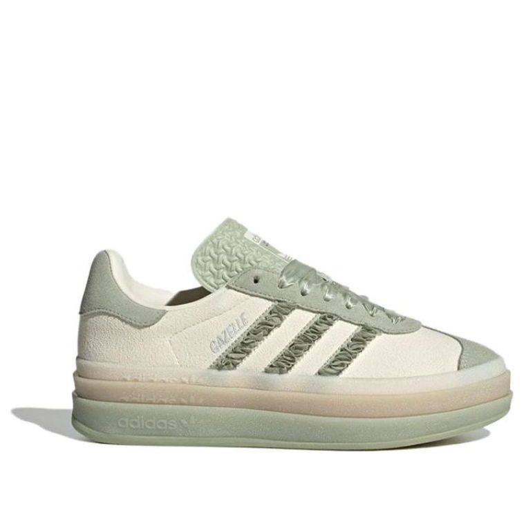 ADIDAS GAZELLE BOLD HALO GREEN RUFFLE WOMENS