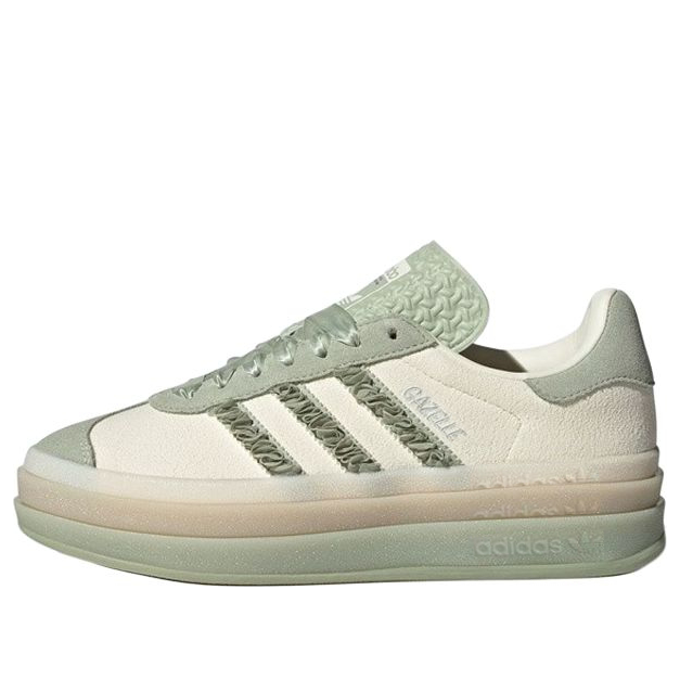 ADIDAS GAZELLE BOLD HALO GREEN RUFFLE WOMENS