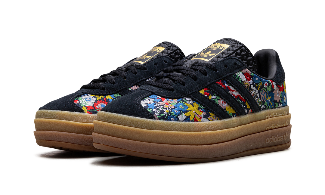 ADIDAS GAZELLE BOLD LIBERTY LONDON FLORAL EMBROIDERY WOMENS